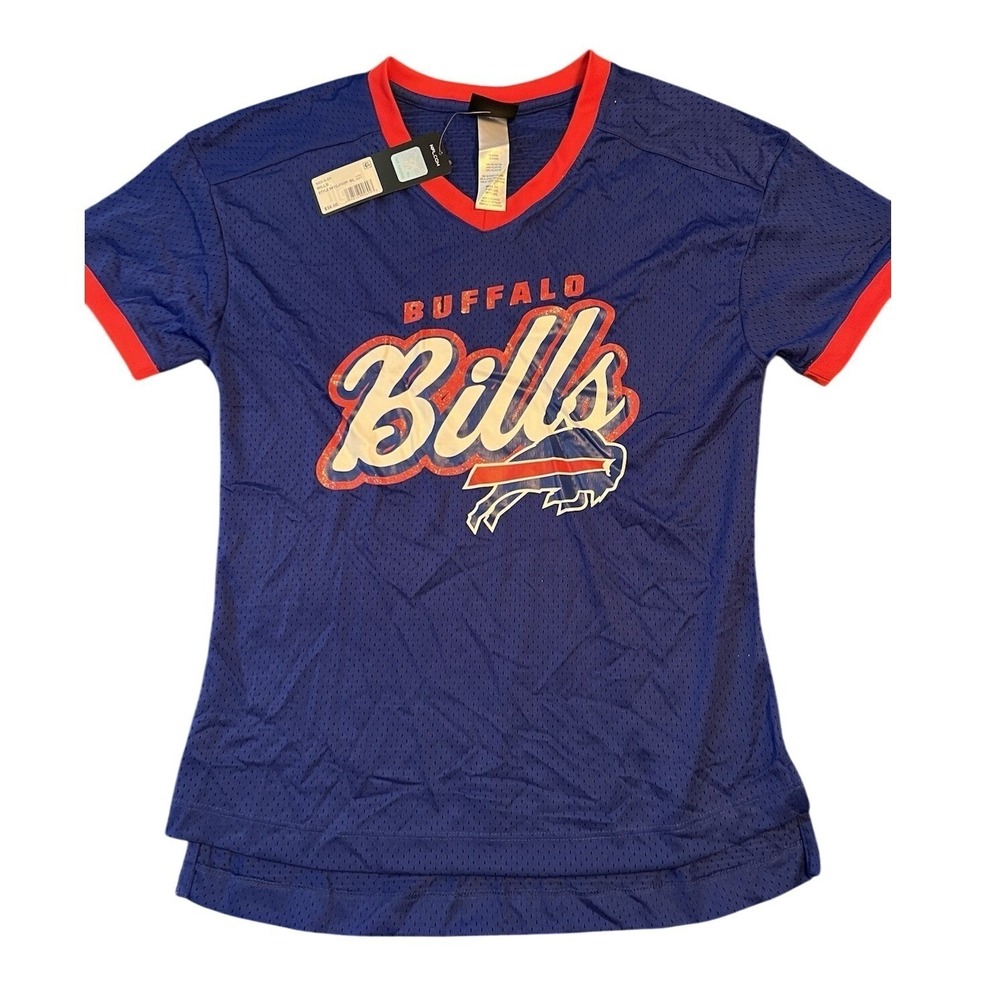 NFL Team Apparel Women's Juniors Buffalo Bills Size Medium (7/9) NFL Jersey NWT